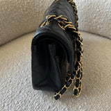 CHANEL Handbag Chanel Black Caviar Quilted Classic Flap Small Gold Hardware - Redeluxe