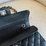 CHANEL Handbag Chanel Black Caviar Quilted Classic Flap Small SHW - Redeluxe