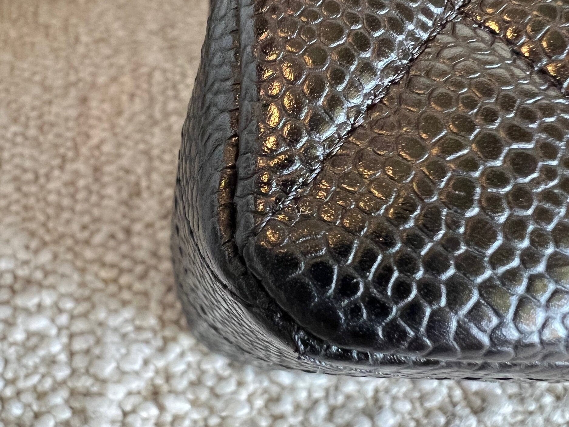 CHANEL Handbag Chanel Black Caviar Quilted Classic Flap Small SHW - Redeluxe