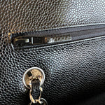 CHANEL Handbag Chanel Black Caviar Quilted Classic Flap Small SHW - Redeluxe