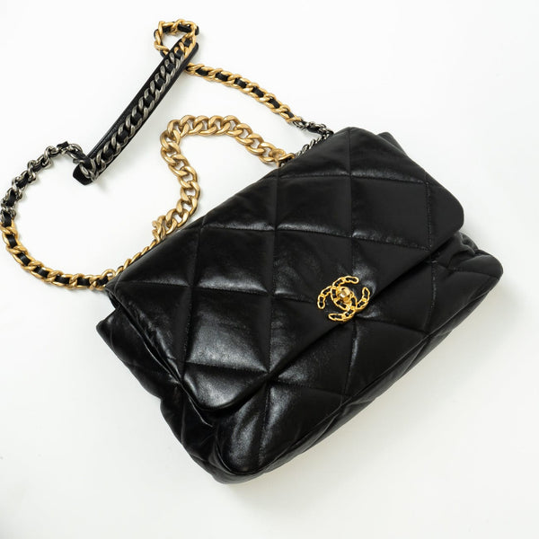 Luxurious CHANEL Goatskin Quilted Maxi 19 Flap | Exclusive Sale at