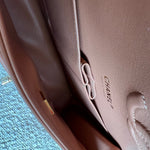 CHANEL Handbag Chanel Caramel Lambskin Quilted Classic Flap Medium LGHW - Redeluxe