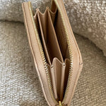 CHANEL Handbag Chanel Classic Zipped Coin Purse Beige - Redeluxe