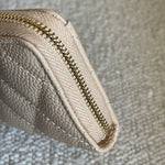 CHANEL Handbag Chanel Classic Zipped Coin Purse Beige - Redeluxe