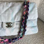 CHANEL Handbag Chanel Jungle Jeans Flap Bag Blue SHW - Redeluxe