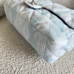 CHANEL Handbag Chanel Jungle Jeans Flap Bag Blue SHW - Redeluxe