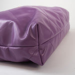 CHANEL Handbag Chanel Purple Calfskin Quilted 22 Drawstring Bag - Redeluxe