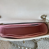 CHANEL Handbag Chanel White Iridescent Mini Rectangular LGHW - Redeluxe