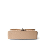 CHANEL Handbag Classic flap / Beige Beige / Tan Caviar Quilted Classic Flap Medium Light Gold Hardware - Redeluxe