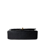 CHANEL Handbag Classic flap / Black Black Caviar Quilted Classic Flap Medium Gold Hardware - Redeluxe