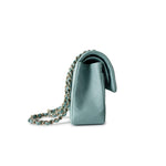 CHANEL Handbag Classic flap / Blue 19C Tiffany Blue Caviar Quilted Classic Flap Small Light Gold Hardware - Redeluxe