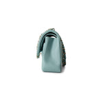 CHANEL Handbag Classic flap / Blue 19C Tiffany Blue Caviar Quilted Classic Flap Small Light Gold Hardware - Redeluxe