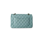 CHANEL Handbag Classic flap / Blue 19C Tiffany Blue Caviar Quilted Classic Flap Small Light Gold Hardware - Redeluxe