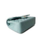 CHANEL Handbag Classic flap / Blue 19C Tiffany Blue Caviar Quilted Classic Flap Small Light Gold Hardware - Redeluxe