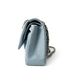 CHANEL Handbag Classic flap / Blue 22P Light Blue Caviar Quilted Classic Flap Medium Light Gold Hardware - Redeluxe