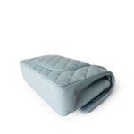 CHANEL Handbag Classic flap / Blue 22P Light Blue Caviar Quilted Classic Flap Medium Light Gold Hardware - Redeluxe