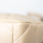 CHANEL Handbag Cream 22S Beige Lambskin Quilted Small 19 Flap Mixed Hardware - Redeluxe