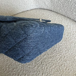 CHANEL Handbag Denim Quilted Single Flap Medium SHW - Redeluxe