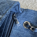 CHANEL Handbag Denim Quilted Single Flap Medium SHW - Redeluxe