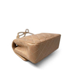 CHANEL Handbag Gold 15C Gold Caviar Quilted Mini Rectangular Flap Antique Gold Hardware - Redeluxe