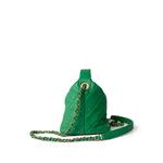 CHANEL Handbag Green 20S Small Perfect Meeting Green Lambskin Quilted Hobo Bag - Redeluxe
