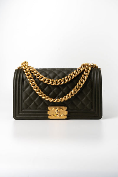 【CHANEL】Cube Bag with aged gold hardware【ランク:A】 Chanel Gold Ice Cube Chain Flap Bag – Treasures of NYC