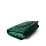 CHANEL Handbag Green / WOC 18S Emerald Green Caviar Quilted Wallet on Chain WOC - Redeluxe