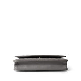 CHANEL Handbag Grey 22B Grey Caviar Quilted Wallet on Chain Light Gold Hardware - Redeluxe