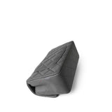 CHANEL Handbag Grey Dark Grey Lambskin Quilted Mini Rectangular Flap Light Gold Hardware - Redeluxe
