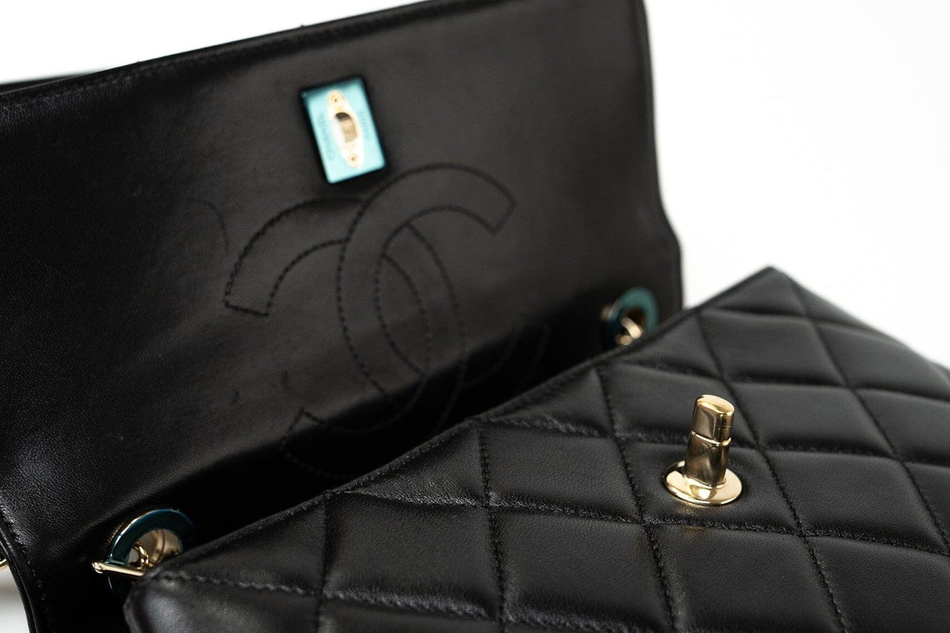 CHANEL Handbag Lambskin Quilted Trendy CC Small Light Gold Hardware - Redeluxe