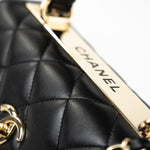 CHANEL Handbag Lambskin Quilted Trendy CC Small Light Gold Hardware - Redeluxe