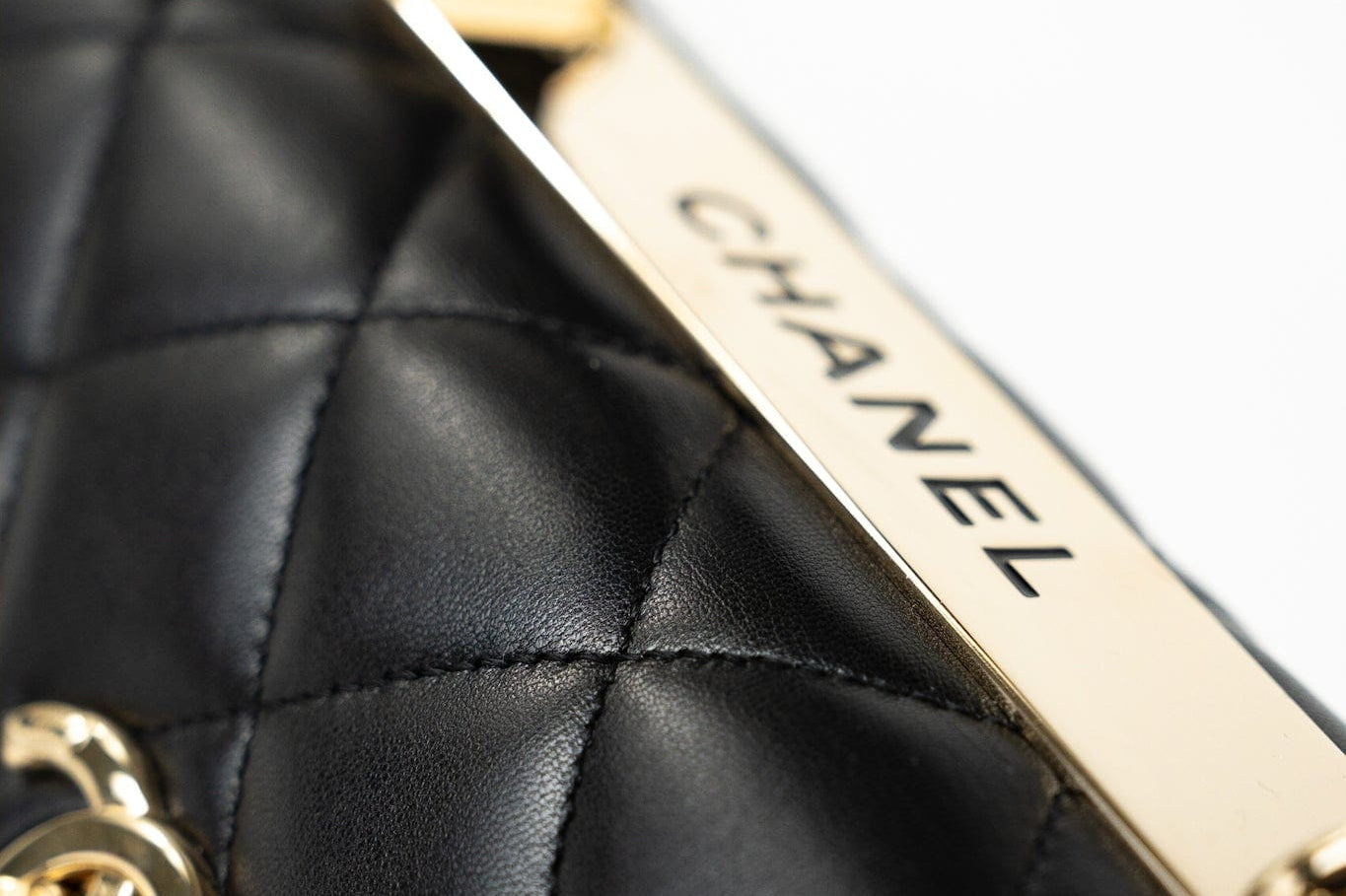 CHANEL Handbag Lambskin Quilted Trendy CC Small Light Gold Hardware - Redeluxe
