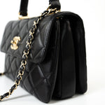 CHANEL Handbag Lambskin Quilted Trendy CC Small Light Gold Hardware - Redeluxe