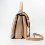 CHANEL Handbag Light Beige Lambskin Quilted Trendy CC Small LGHW - Redeluxe