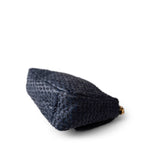 CHANEL Handbag Navy Navy Raffia Quilted 19 Flap Small Mixed Hardware - Redeluxe