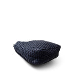 CHANEL Handbag Navy Navy Raffia Quilted 19 Flap Small Mixed Hardware - Redeluxe