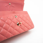 CHANEL Handbag Pink 18S Pink Caviar Quilted Classic Flap Small Light Gold Hardware - Redeluxe