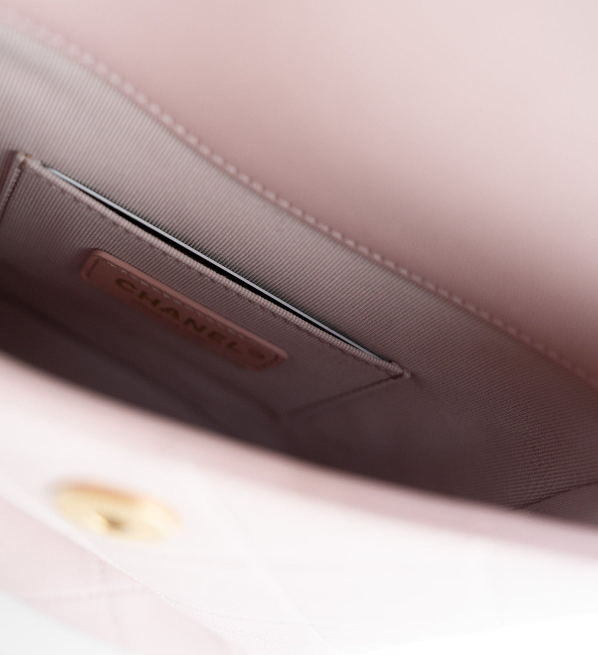CHANEL Handbag Pink 21S Light Pink / Rose Clair Calfskin Quilted All About Pearls Small Hobo Bag - Redeluxe