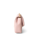 CHANEL Handbag Pink 22B Light Pink Lambskin Quilted Mini Heart Charms Flap Antique Gold Hardware - Redeluxe