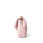 CHANEL Handbag Pink 22B Light Pink Lambskin Quilted Mini Heart Charms Flap Antique Gold Hardware - Redeluxe