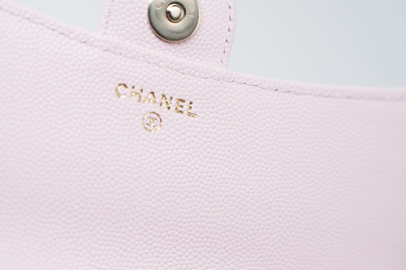 CHANEL Handbag Pink 22P Light Pink Caviar Quilted Flap Phone Holder with Classic Chain LGHW - Redeluxe