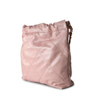 CHANEL Handbag Pink 23S Rose Claire (Pink) Small Calfskin Quilted 22 Bag AGHW - Redeluxe
