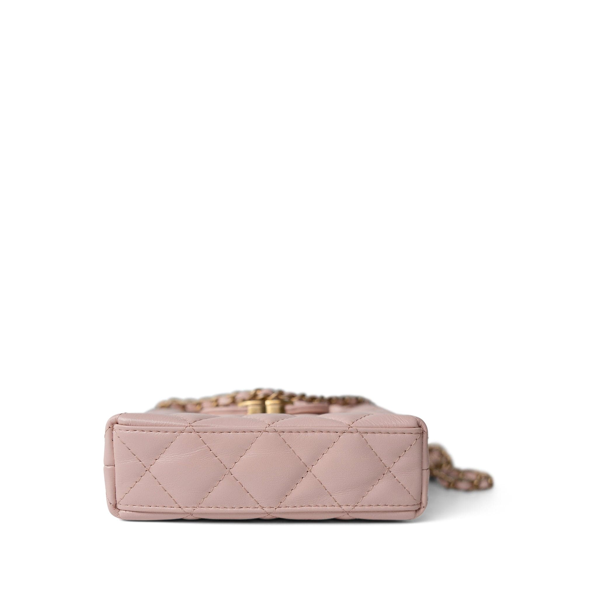 25S◆ピンクがキュート♪◆CHANEL kelly ショルダーバッグ ミニ Chanel Small Kelly Shopper Light Pink Shiny Aged Calfskin