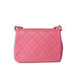 CHANEL Handbag Pink Pink Caviar Quilted Incognito Square Flap Bag - Redeluxe