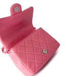 CHANEL Handbag Pink Pink Caviar Quilted Incognito Square Flap Bag - Redeluxe