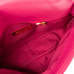 CHANEL Handbag Pink Pink Goatskin Quilted 19 Flap Small Mixed Hardware - Redeluxe