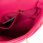 CHANEL Handbag Pink Pink Goatskin Quilted 19 Flap Small Mixed Hardware - Redeluxe