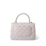 CHANEL Handbag Purple Lilac Lambskin Quilted Trendy CC Small Light Gold Hardware - Redeluxe