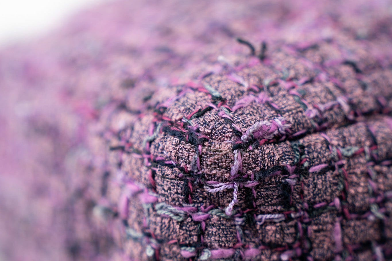 CHANEL Handbag Purple Tweed Quilted 19 Flap Large Mixed Hardware - Redeluxe