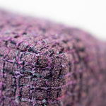 CHANEL Handbag Purple Tweed Quilted 19 Flap Large Mixed Hardware - Redeluxe